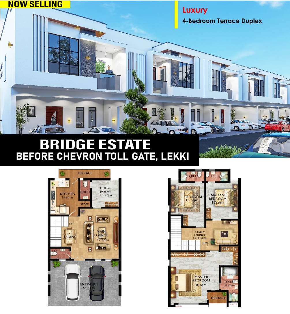 4 BEDROOM TERRACE DUPLEX, BRIDGE ESTATE medorfsolutions